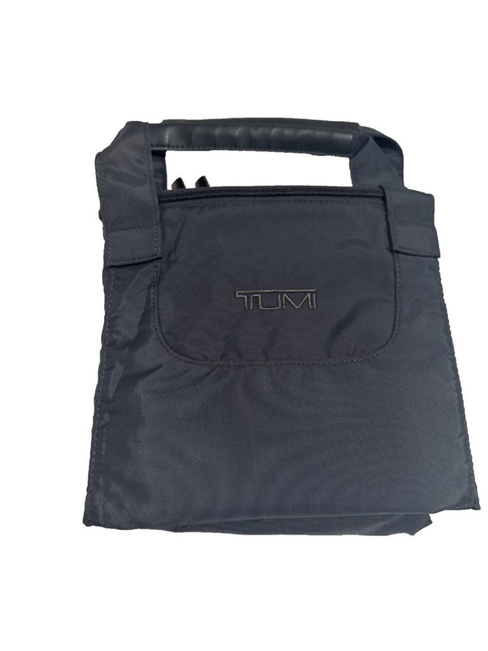 TUMI Lightweight Just In Case Foldable Travel Tote Bag Gray 25”x 14”